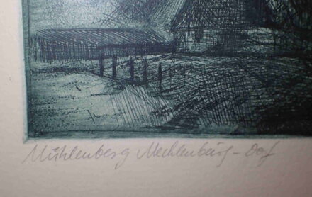 VĚTRNÝ MLÝN V MÜHLENBERGU - MALCHOW HERBERT