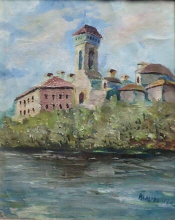 IMPRESIONISTICKÁ KRAJINA S VĚŽÍ - MALINOVSKÝ IMPRESIONISTICKÁ KRAJINA S VĚŽÍ - MALINOVSKÝ