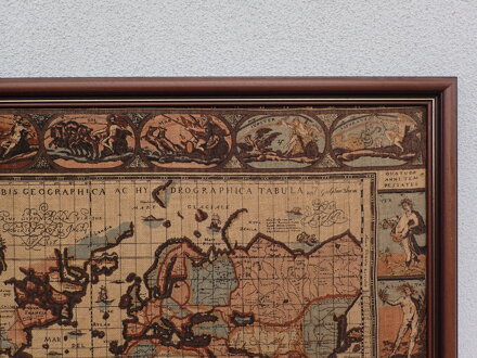 MAPA SVĚTA 1645 Z LE THEATER DU MONDE NEBO NOUVEL ATLAS