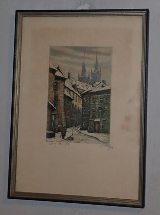 PRAHA TÝNSKÁ ULIČKA PRAHA MĚSTO MĚST - MAYER MEYER JOSEF