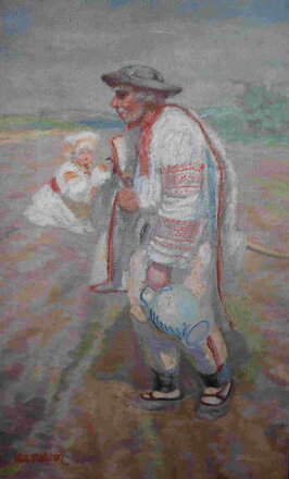 STAŘEČEK SE DŽBÁNEM - MOLITOR OTTO