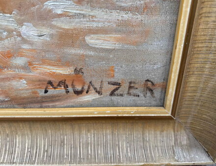 ČERVENÉ JIŘINY VE VÁZE - MÜNZER