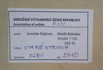 STARÉ STROMY PŘED TROSKAMI - NAJMAN JAROSLAV