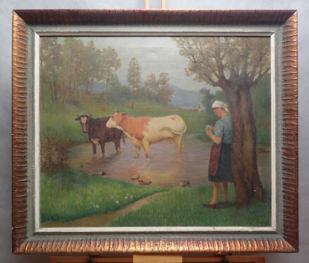 KRÁVY V ŘECE - NOVOTNÍK FRANTIŠEK