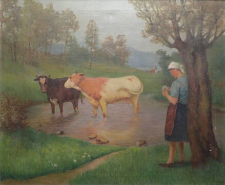KRÁVY V ŘECE - NOVOTNÍK FRANTIŠEK
