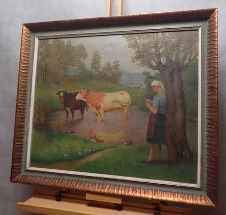 KRÁVY V ŘECE - NOVOTNÍK FRANTIŠEK