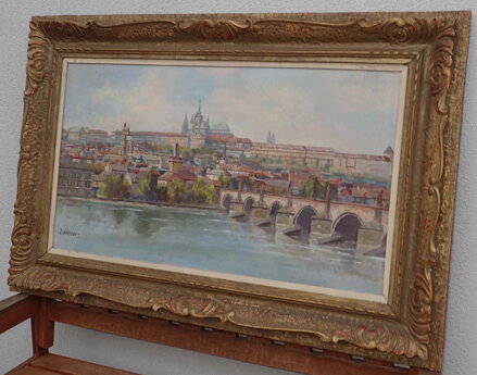 PRAHA POHLED NA HRADČANY - OTMAR JAROSLAV