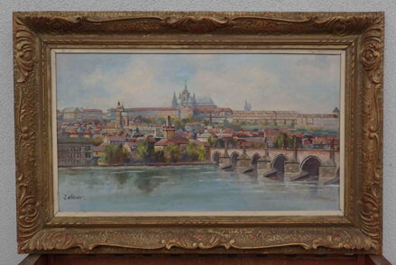 PRAHA POHLED NA HRADČANY - OTMAR JAROSLAV
