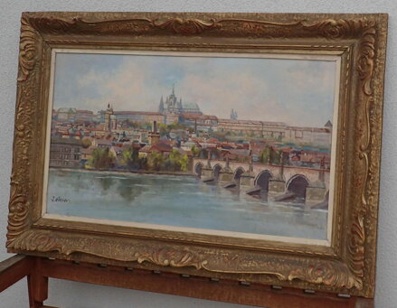 PRAHA POHLED NA HRADČANY - OTMAR JAROSLAV