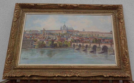 PRAHA POHLED NA HRADČANY - OTMAR JAROSLAV