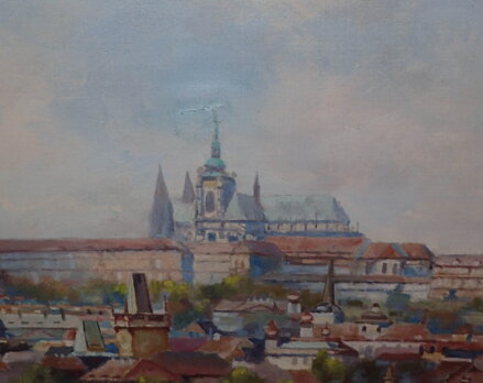 PRAHA POHLED NA HRADČANY - OTMAR JAROSLAV
