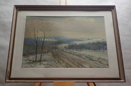 CESTA V ZIMNÍ KRAJINĚ - IMPRESE - LACINA BOHDAN