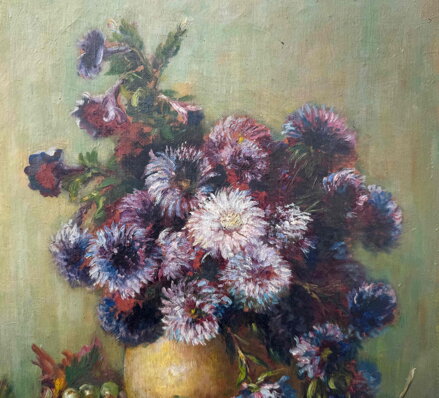 FIALOVÉ KVĚTINY S OVOCEM - PEŘINA VÁCLAV