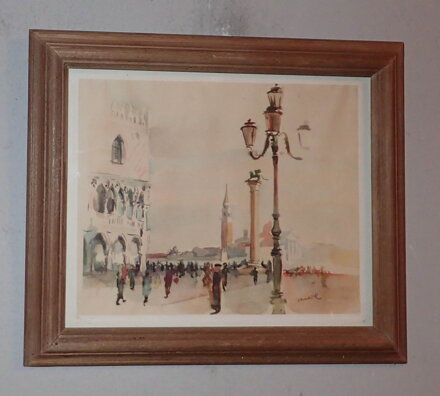 PIAZZETTA SAN MARCO A PALAZZA DUCALE V BENÁTKÁCH - REPRODUKCE