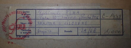 KRAJINA U JÍLOVÉHO - PÍHA VLASTIMIL
