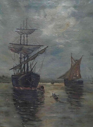 PLACHETNICE V PŘÍSTAVU - NEZNÁMÝ AUTOR