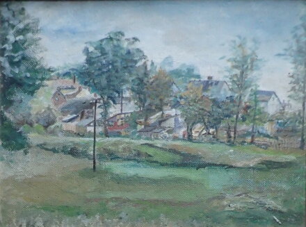 POHLED NA VESNIČKU - NEZNÁMÝ AUTOR