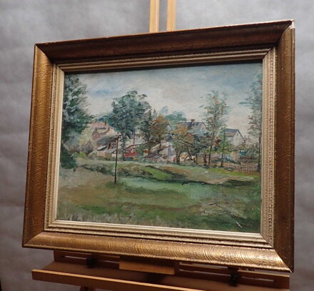 POHLED NA VESNIČKU - NEZNÁMÝ AUTOR