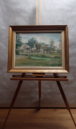 POHLED NA VESNIČKU - NEZNÁMÝ AUTOR