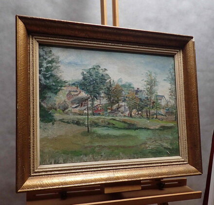 POHLED NA VESNIČKU - NEZNÁMÝ AUTOR