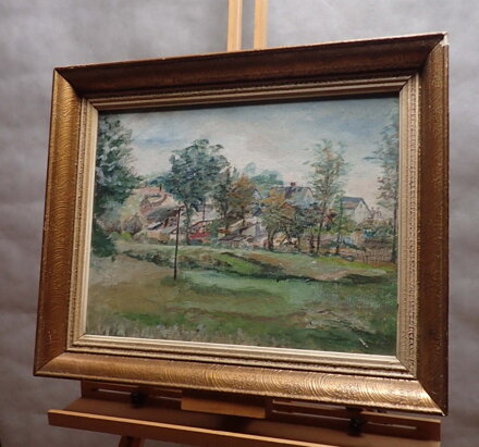 POHLED NA VESNIČKU - NEZNÁMÝ AUTOR