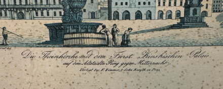 PRAHA STAROMĚSTSKÉ NÁMĚSTÍ - TÝNSKÝ CHRÁM - NEZNÁMÝ AUTOR