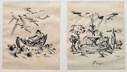 DIPTYCH RYBÁŘ A KAŠNA - PŘENOSIL LADISLAV