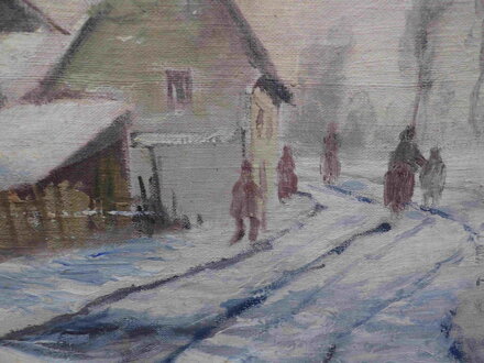 ZIMNÍ PROCHÁZKA ULICÍ - PŘIKRYL
