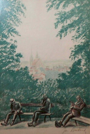 POHLED ZE ŠPILBERKU NA BRNO - RAMBOUSEK JAN