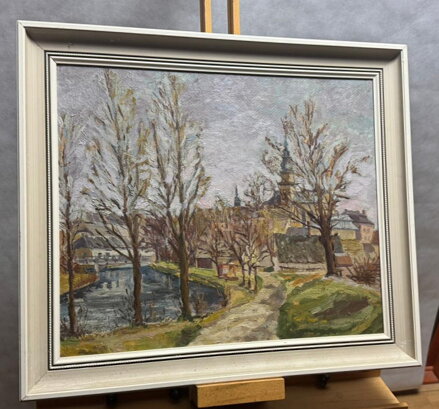 ŘEKA VE MĚSTĚ - NEZNÁMÝ AUTOR