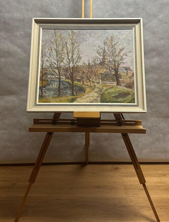 ŘEKA VE MĚSTĚ - NEZNÁMÝ AUTOR