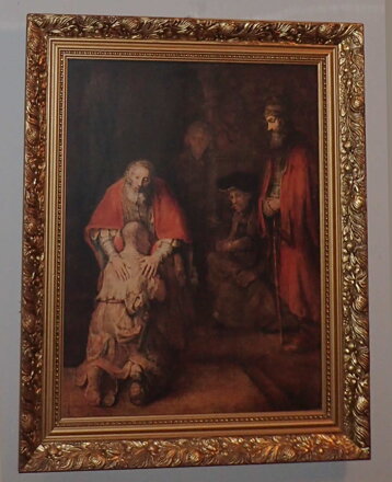NÁVRAT MARNOTRATNÉHO SYNA - REPRODUKCE - REMBRANDT HARMENSZOON VAN RIJN