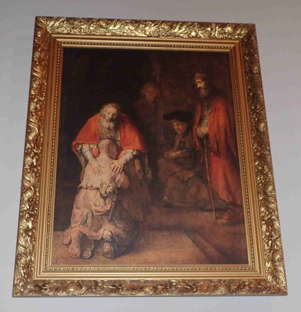 NÁVRAT MARNOTRATNÉHO SYNA - REPRODUKCE - REMBRANDT HARMENSZOON VAN RIJN