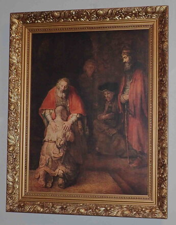 NÁVRAT MARNOTRATNÉHO SYNA - REPRODUKCE - REMBRANDT HARMENSZOON VAN RIJN