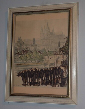 PRAHA POHLED NA HRADČANY - RÖHLING VLADISLAV