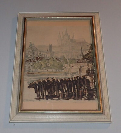 PRAHA POHLED NA HRADČANY - RÖHLING VLADISLAV