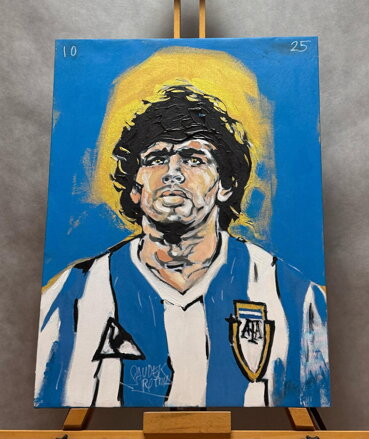 BŮH FOTBALU DIEGO MARADONA 10 - SAUDEK PATRIK