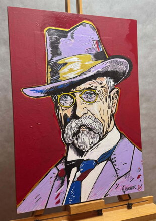 TGM TOMÁŠ GARRIGUE MASARYK - OBOUSTRANNÝ - SAUDEK PATRIK