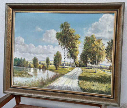 CESTA U RYBNÍKA S BŘÍZAMI - SCHÄFER KAREL