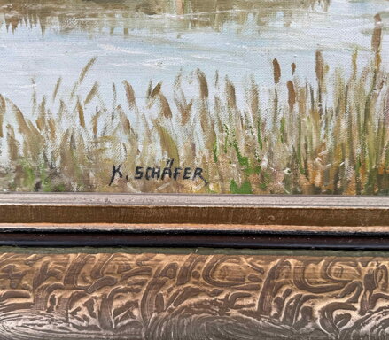 CESTA U RYBNÍKA S BŘÍZAMI - SCHÄFER KAREL