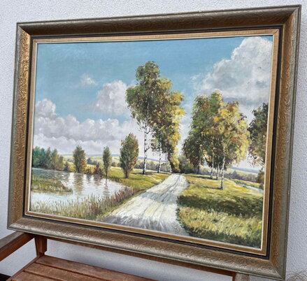 CESTA U RYBNÍKA S BŘÍZAMI - SCHÄFER KAREL