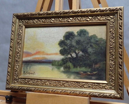 ČERVÁNKY NAD RYBNÍKEM - SCHARF A. ČERVÁNKY NAD RYBNÍKEM - SCHARF A.