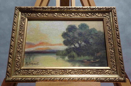 ČERVÁNKY NAD RYBNÍKEM - SCHARF A. ČERVÁNKY NAD RYBNÍKEM - SCHARF A.