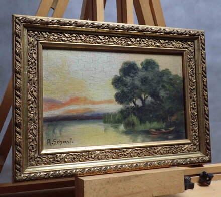 ČERVÁNKY NAD RYBNÍKEM - SCHARF A. ČERVÁNKY NAD RYBNÍKEM - SCHARF A.