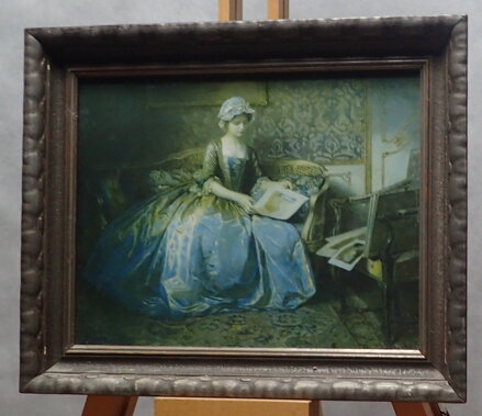 UMĚLECKÝ POŽITEK KUNSTGENUSS - REPRODUKCE - SCHRAMM VIKTOR