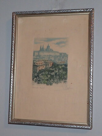 PRAHA POHLED NA PRAŽSKÝ HRAD - ŠEBOR OLDŘICH