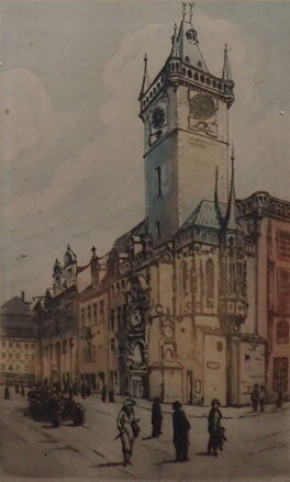PRAHA STAROMĚSTSKÁ RADNICE S ORLOJEM - SEDLÁČEK HAUPTMANN JAROMÍR