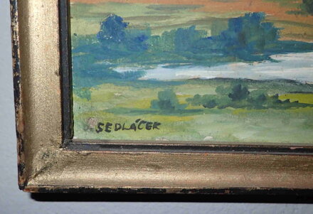 POHLED NA KRAJINU - SEDLÁČEK