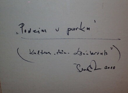PODZIM V PARKU - ŠEVČÍK LADISLAV