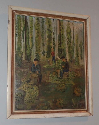 SKLIZEŇ CHMELU - NEZNÁMÝ AUTOR